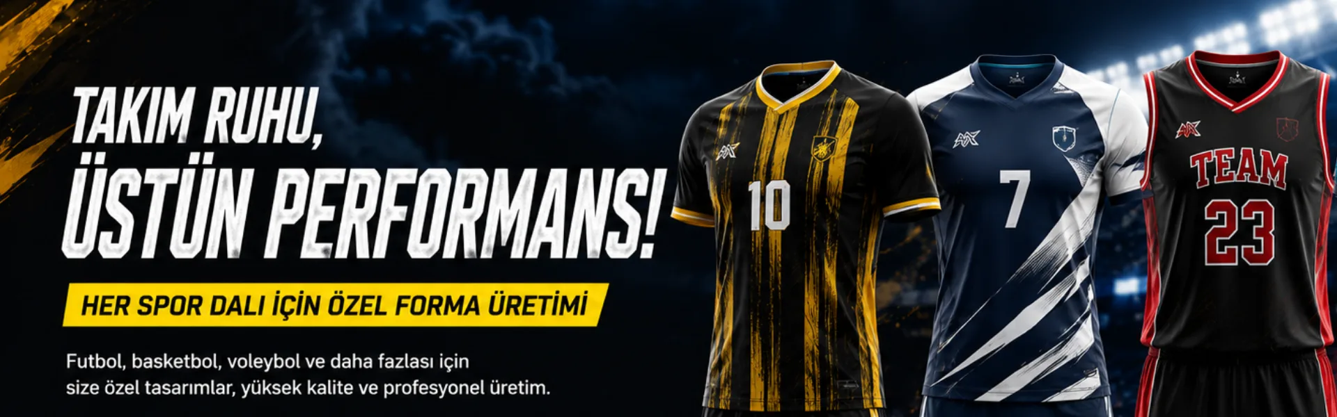 Takımına özel futbol formaları